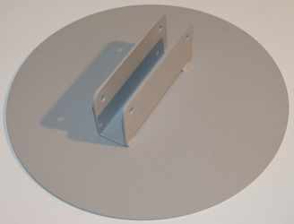 base redonda para biombos madera